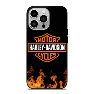 HARLEY DAVIDSON FIRE LOGO iPhone 14 Pro Case Cover