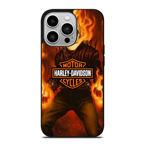 HARLEY DAVIDSON GHOST RIDER iPhone 14 Pro Case Cover