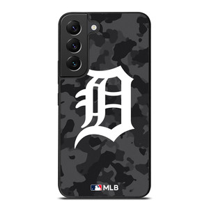 DETROIT TIGERS BASEBALL BLACK CAMO Samsung Galaxy S22 Plus Case Cover