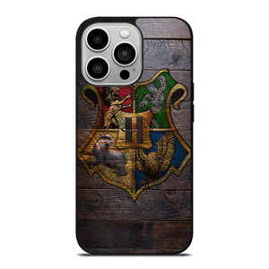 HOGWARTS HARRY POTTER WOODEN LOGO iPhone 14 Pro Case Cover
