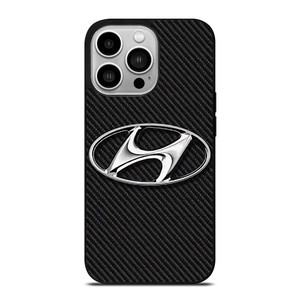 HYUNDAI MOTORS CARBON LOGO iPhone 14 Pro Case Cover