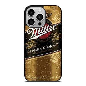 ICED MILLER GENUINE DRAFT BEER CAN iPhone 14 Pro Case Cover