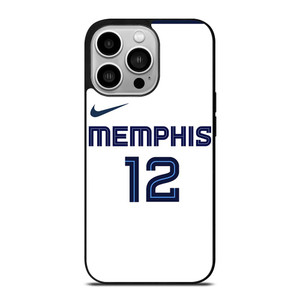 JA MORANT MEMPHIS GRIZZLIES WHITE iPhone 14 Pro Case Cover