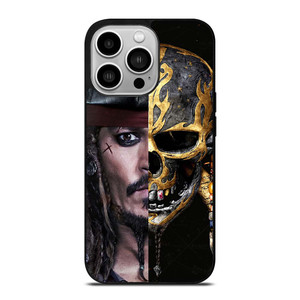 JACK SPARROW PIRATES OF THE CARIBBEAN SKULL iPhone 14 Pro Case Cover