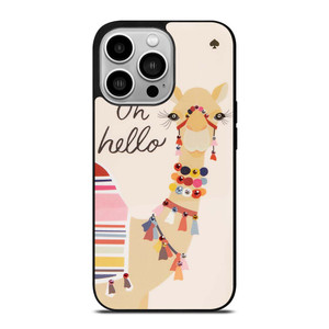 KATE SPADE CAMEL OH HELLO iPhone 14 Pro Case Cover KATE SPADE CAMEL OH HELLO iPhone 14 Pro Case Cover
