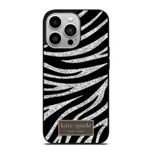 KATE SPADE NEW YORK ZEBRA PATTERN iPhone 14 Pro Case Cover KATE SPADE NEW YORK ZEBRA PATTERN iPhone 14 Pro Case Cover