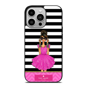 KATE SPADE PINK GIRLS iPhone 14 Pro Case Cover