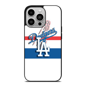 LA DODGERS WHITE STIPS iPhone 14 Pro Case Cover