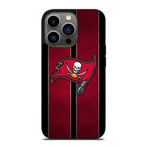 TAMPA BAY BUCCANEERS NFL METAL STRIPE iPhone 13 Pro Case Cover