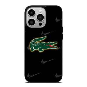 LACOSTE X NIKE PATTERN iPhone 14 Pro Case Cover LACOSTE X NIKE PATTERN iPhone 14 Pro Case Cover