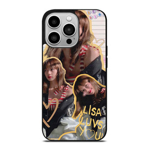 LALISA BLACKPINK CUTE COLLAGE iPhone 14 Pro Case Cover
