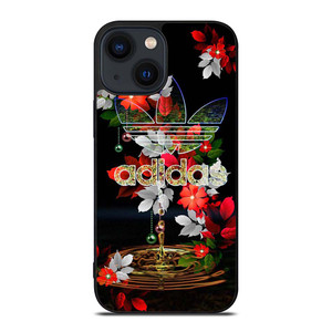 ADIDAS FLOWER PATTERN iPhone 14 Plus Case Cover