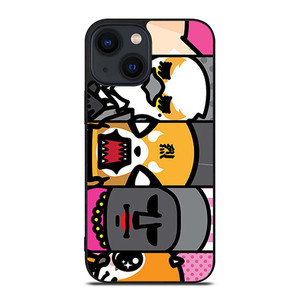 AGGRETSUKO CARTOON COLLAGE iPhone 14 Plus Case Cover