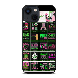 AKA PINK COLLAGE iPhone 14 Plus Case Cover