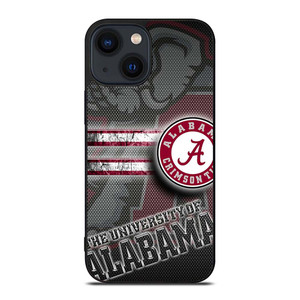 ALABAMA CRIMSON TIDE CARBON iPhone 14 Plus Case Cover