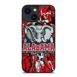 ALABAMA CRIMSON TIDE SPLASHED LOGO iPhone 14 Plus Case Cover ALABAMA CRIMSON TIDE SPLASHED LOGO iPhone 14 Plus Case Cover