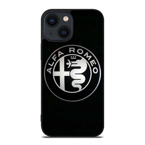 ALFA ROMEO METAL BLACK iPhone 14 Plus Case Cover
