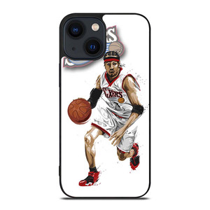 ALLEN IVERSON SIXERS NBA BASKETBALL iPhone 14 Plus Case Cover