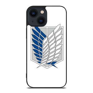 ATTACK ON TITAN ANIME SYMBOL iPhone 14 Plus Case Cover ATTACK ON TITAN ANIME SYMBOL iPhone 14 Plus Case Cover