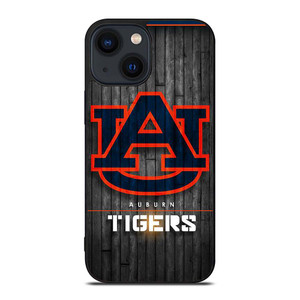 AUBURN TIGERS WOODEN LOGO iPhone 14 Plus Case Cover