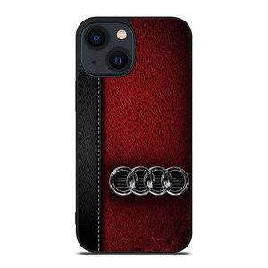 AUDI CAR RED LEATHER iPhone 14 Plus Case Cover AUDI CAR RED LEATHER iPhone 14 Plus Case Cover