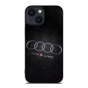 AUDI S LINE CAR EMBLEM iPhone 14 Plus Case Cover AUDI S LINE CAR EMBLEM iPhone 14 Plus Case Cover