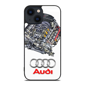 AUDI V8 FSI ENGINE LOGO iPhone 14 Plus Case Cover