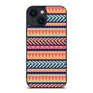 AZTEC TRIBAL PATTERN iPhone 14 Plus Case Cover AZTEC TRIBAL PATTERN iPhone 14 Plus Case Cover