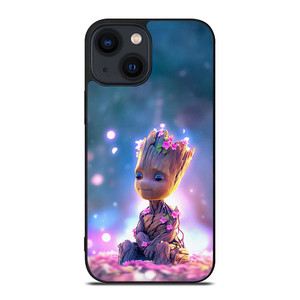 BABY GROOT FLOWER iPhone 14 Plus Case Cover BABY GROOT FLOWER iPhone 14 Plus Case Cover
