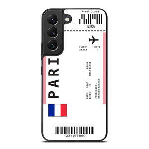 FLIGHT TICKETS FRANCE PARIS Samsung Galaxy S22 Plus Case Cover
