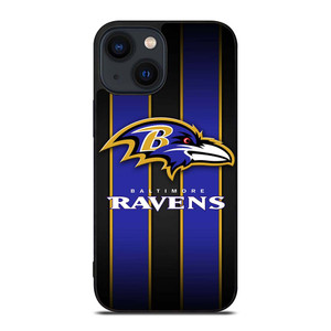 BALTIMORE RAVENS NFL STRIPE LOGO iPhone 14 Plus Case Cover