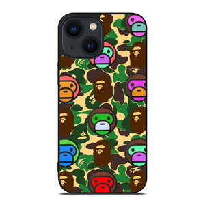 BAPE BABY MILO CAMO iPhone 14 Plus Case Cover BAPE BABY MILO CAMO iPhone 14 Plus Case Cover