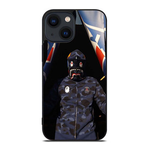 BAPE CAMO SHARK PARIS SAINT GERMAIN iPhone 14 Plus Case Cover