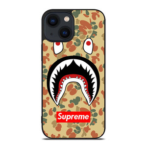 BAPE CAMO SHARK SUPREME iPhone 14 Plus Case Cover BAPE CAMO SHARK SUPREME iPhone 14 Plus Case Cover
