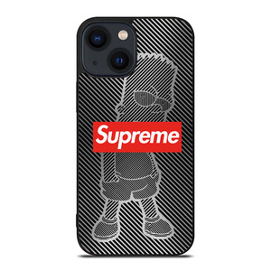 BART SIMPSON STRIPE SUPREME iPhone 14 Plus Case Cover BART SIMPSON STRIPE SUPREME iPhone 14 Plus Case Cover