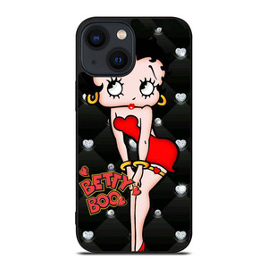 BETTY BOOP DIAMOND POLKADOT iPhone 14 Plus Case Cover