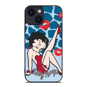 BETTY BOOP KISS CARTOON iPhone 14 Plus Case Cover