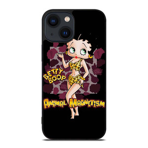 BETTY BOOP LEOPARD iPhone 14 Plus Case Cover