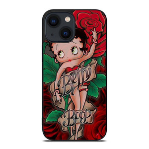 BETTY BOOP ROSE iPhone 14 Plus Case Cover BETTY BOOP ROSE iPhone 14 Plus Case Cover