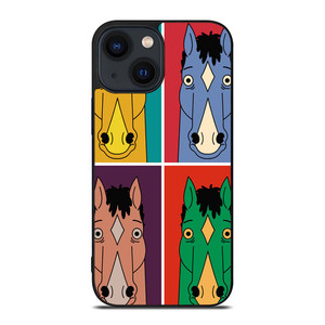 BOJACK HORSEMAN COLORFULL COLLAGE iPhone 14 Plus Case Cover