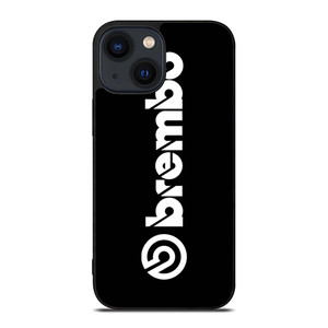 BREMBO DISC BRAKE BLACK LOGO iPhone 14 Plus Case Cover
