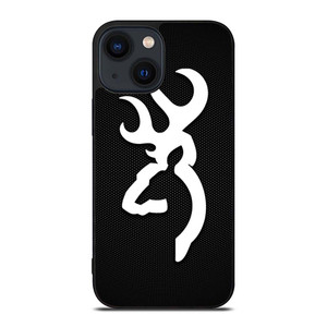 BROWNING ARMS METAL LOGO iPhone 14 Plus Case Cover BROWNING ARMS METAL LOGO iPhone 14 Plus Case Cover