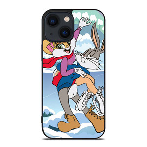 BUGS BUNNY AND LOLA CARTOON iPhone 14 Plus Case Cover BUGS BUNNY AND LOLA CARTOON iPhone 14 Plus Case Cover