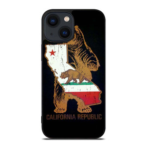CALIFORNIA REPUBLIC BEAR ICON iPhone 14 Plus Case Cover