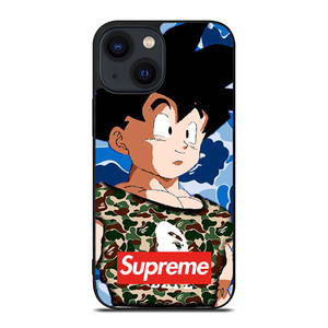 CAMO GOHAN BAPE SUPREME iPhone 14 Plus Case Cover