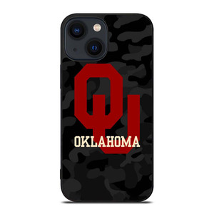 CAMO OKLAHOMA SOONERS LOGO iPhone 14 Plus Case Cover