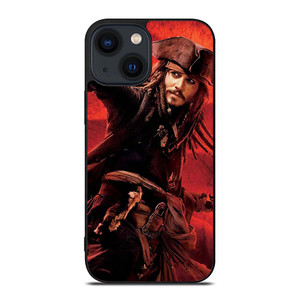 CAPTAIN JACK PIRATES OF THE CARIBBEAN POSTER iPhone 14 Plus Case Cover