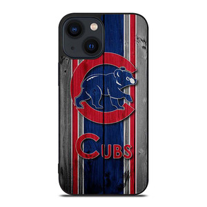 CHICAGO CUBS WOODEN LOGO iPhone 14 Plus Case Cover