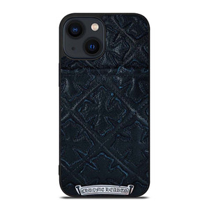 CHROME HEARTS LEATHER iPhone 14 Plus Case Cover
