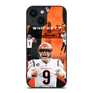 CINCINNATI BENGALS NFL JOE BURROW iPhone 14 Plus Case Cover